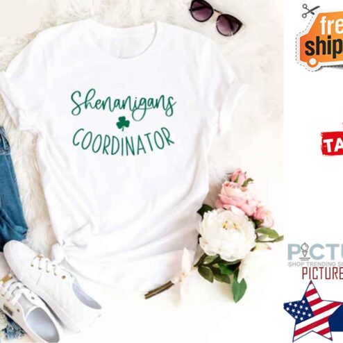 Shenanigans Coordinator Shamrock St Patrick’s Day Shirt