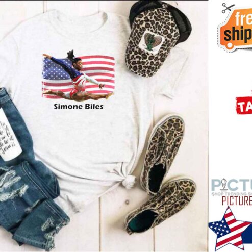 Simone Biles American Flag shirt