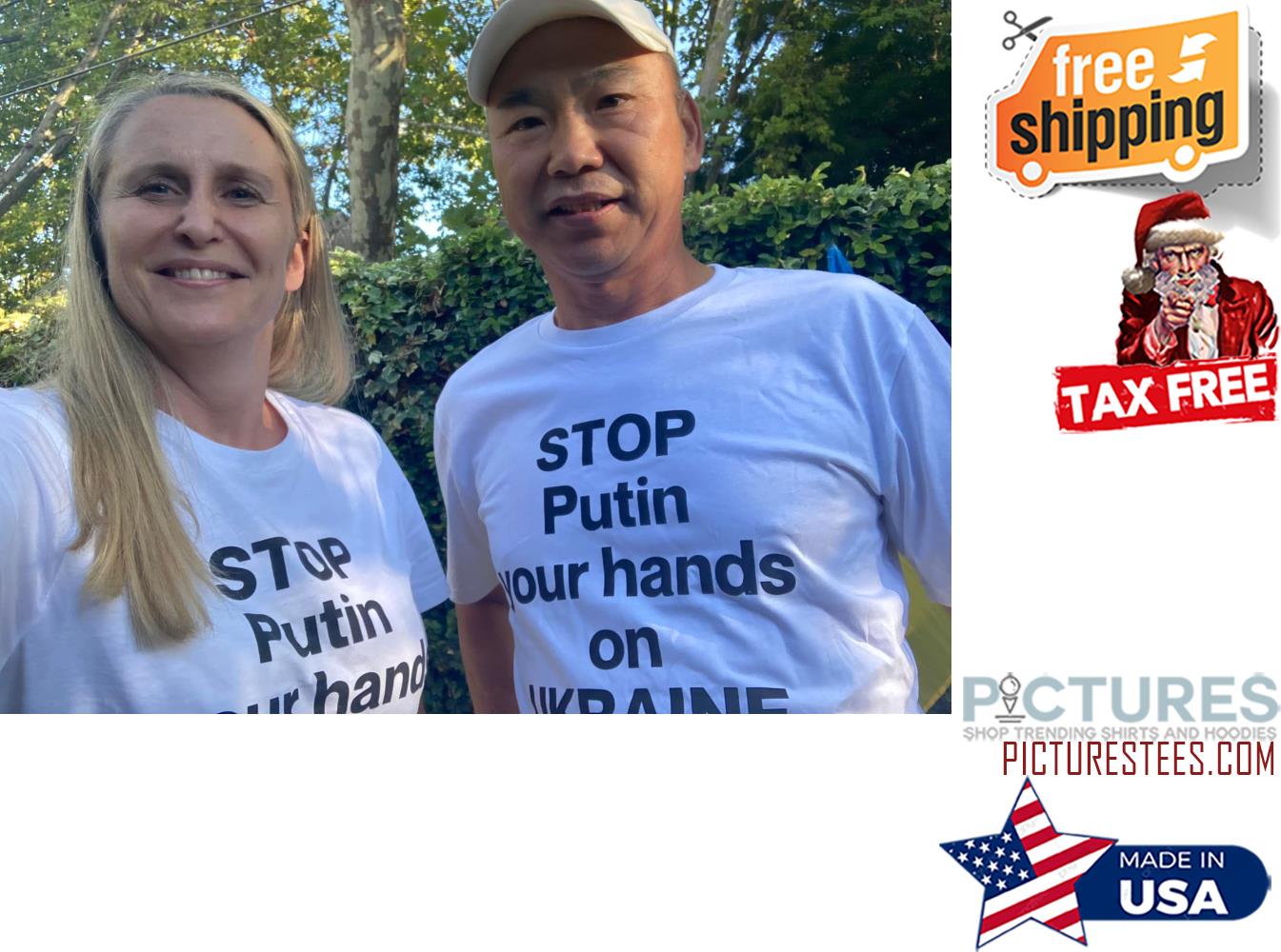 Stop Putin Your Hands On Ukraine The support for Ukraine Shirt