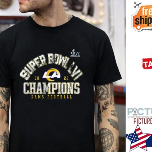 Super Bowl LVI Champions Rams Football Detroit Rams 2022 Shirt