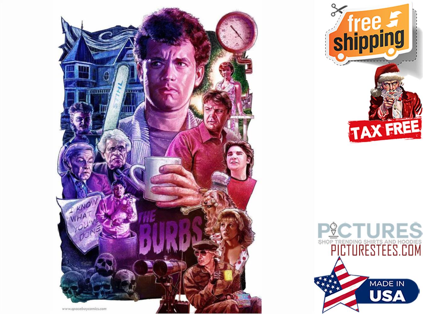 The Burbs I know what you've done horror shirt