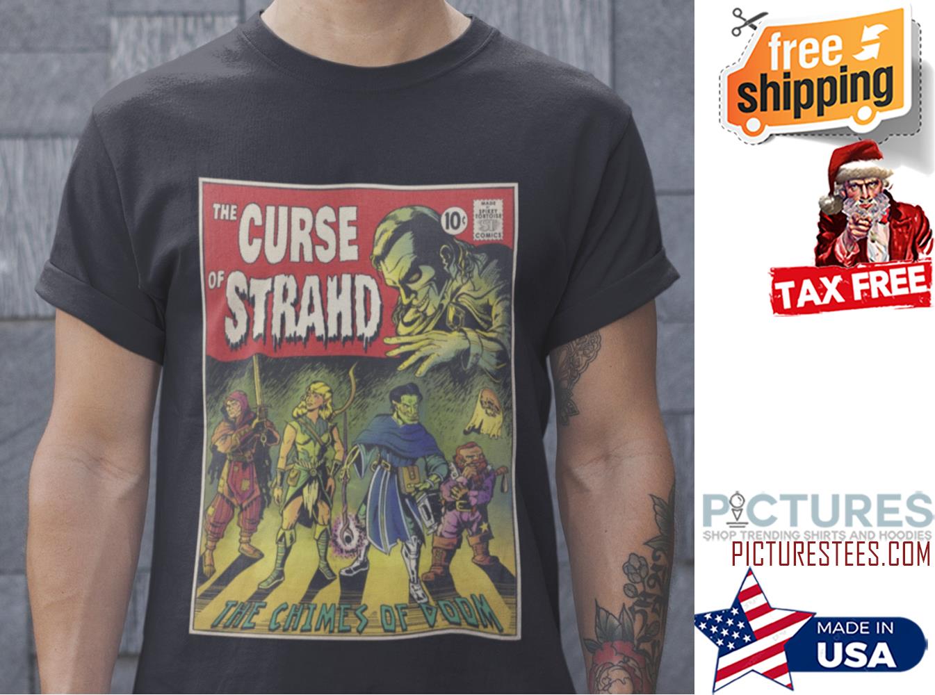 The curse of Strahd the chimes of voom shirt