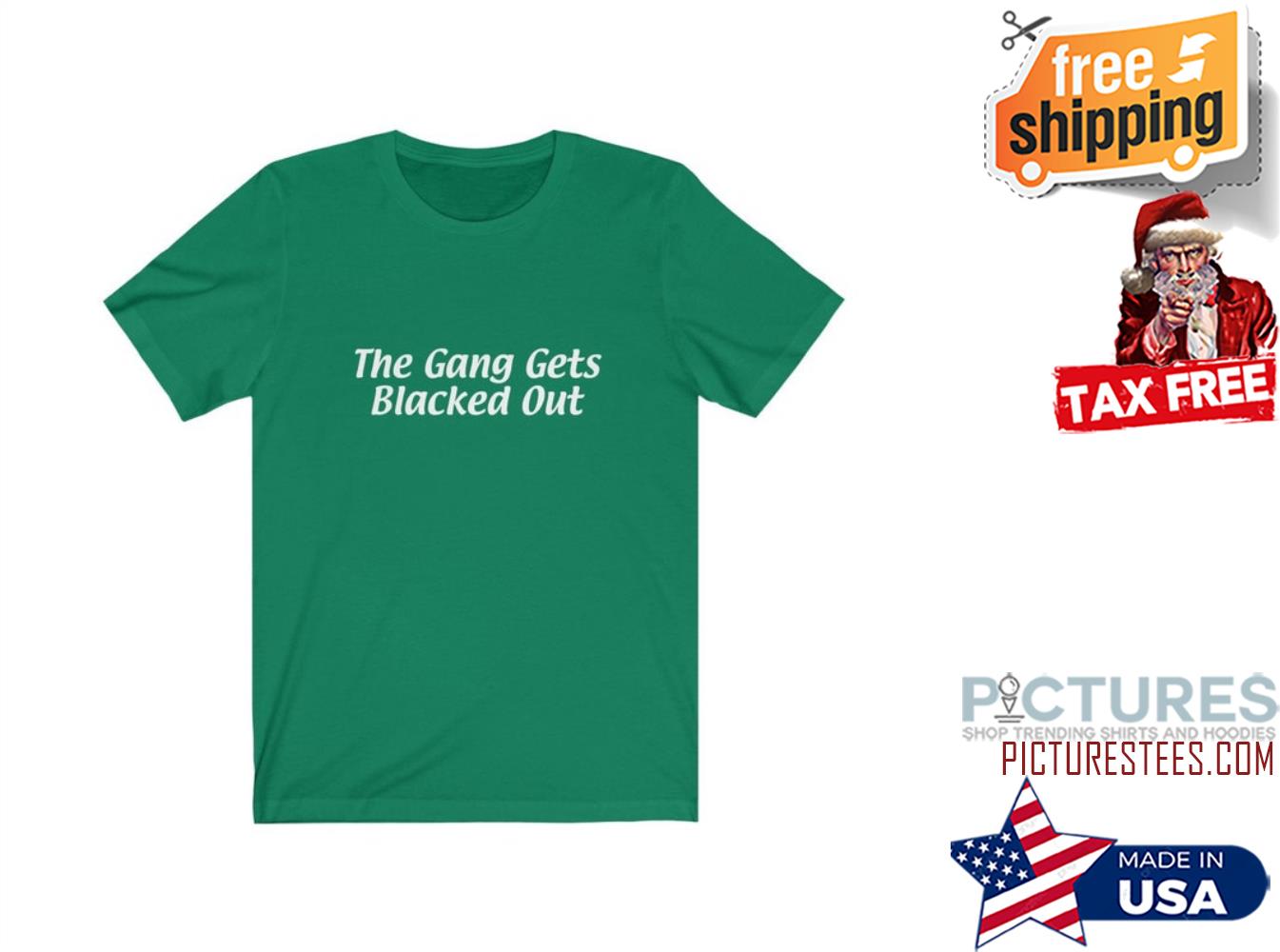 The Gang Blacks Out St Patrick's Day Shirt