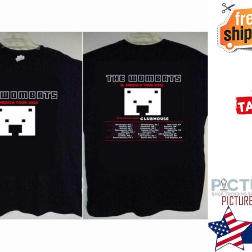 The Wombats N. America Tour shirt