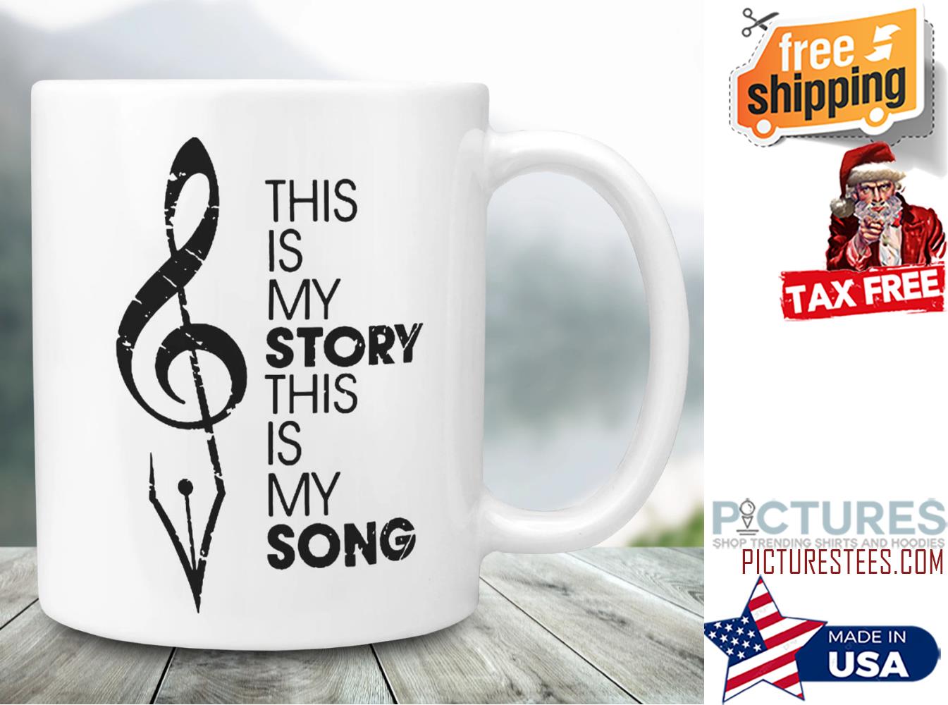 This is my story this is my song mug