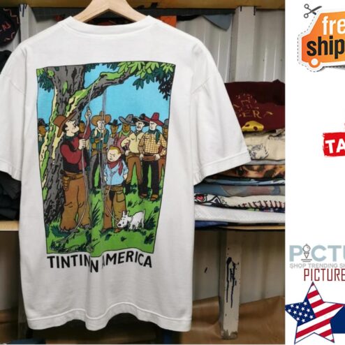 Tintinn In American shirt