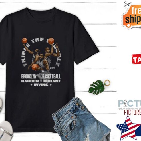 Triple The Trouble Brooklyn Basketball Harden Durant irving Kevin Durant Kyrie Irving & James Harden Brooklyn Shirt