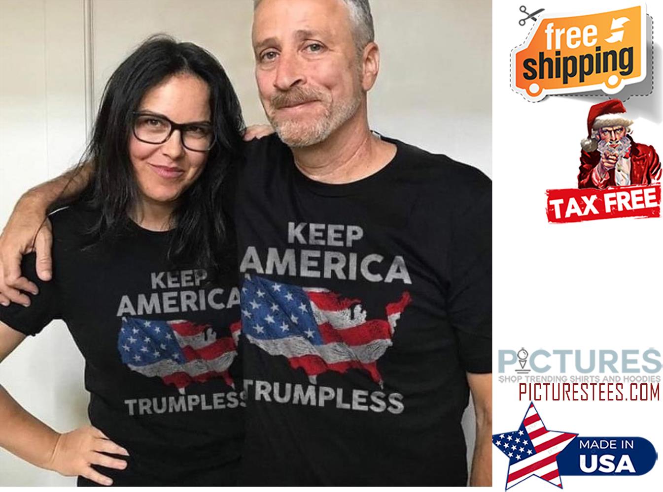 Trump keep America Trumpless American flag shirt