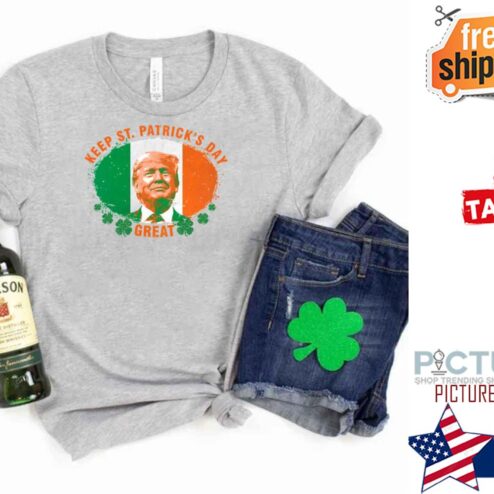 Trump Keep St Patricks Day Great Irish Flag shirt