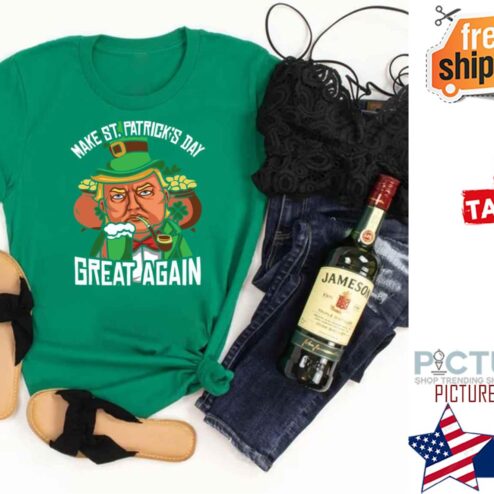Trump Make St Patrick's day great again shirt