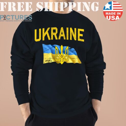 Ukraine war vintage flag shirt