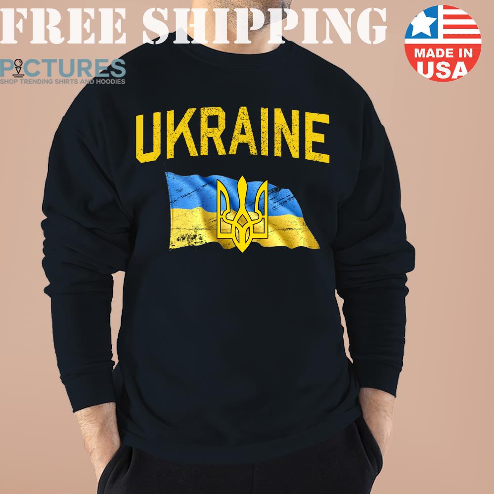 Ukraine war vintage flag shirt