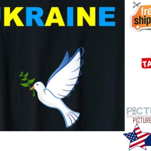 Ukraine While Dove Sign Of Peace Shirt