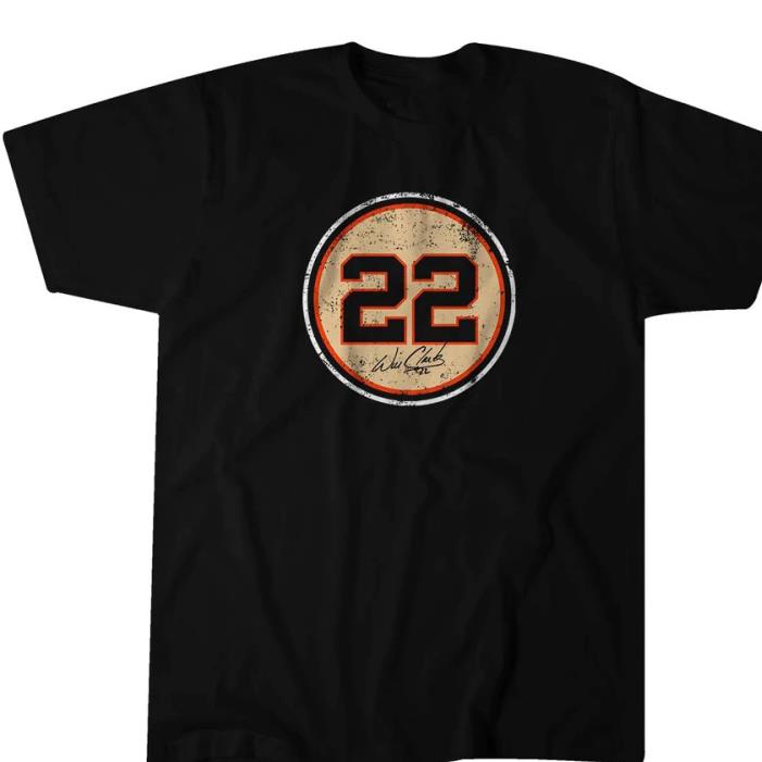 Will Clark's number 22 signature shirt