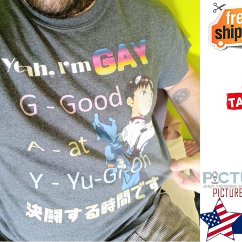 Yeah I'm Gay good at Yu Gi On LGBT shirt