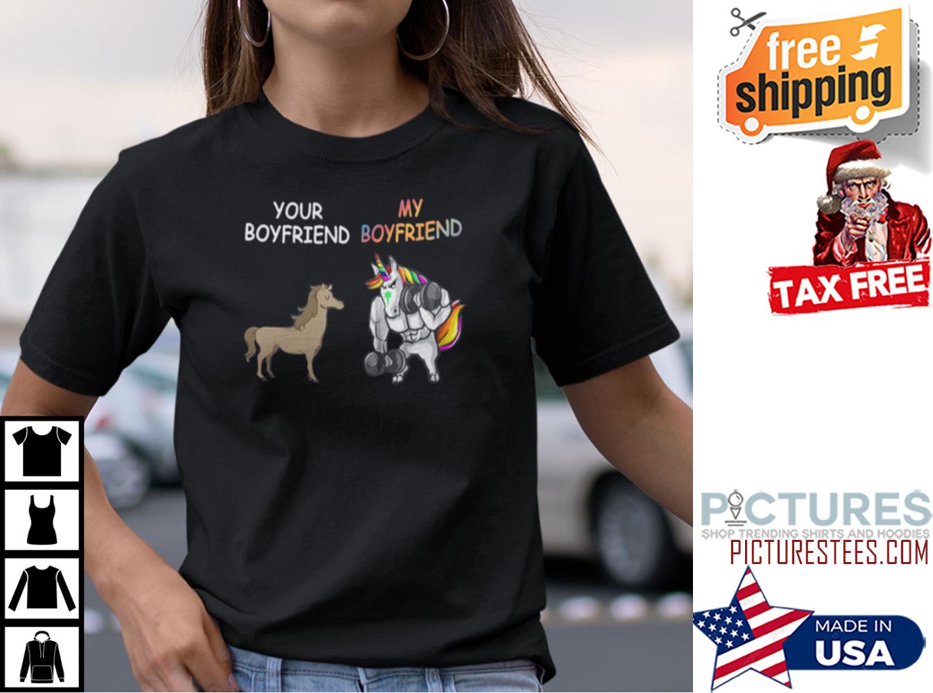 Your Boyfriend My Boyfriend Unicorn Shirt