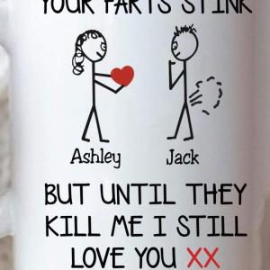 Your Farts Stink But Until They Kill Me I Still Love You: Lined Journal Notebook (Gag Gifts For Adults