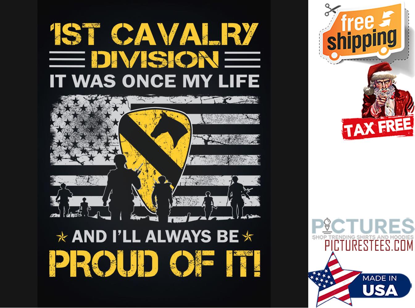 1st cavalry division it was once my life and i'll always be proud of it shirt