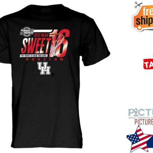 2022 NCAA Sweet 16 the road to new Orleans Houston shirt