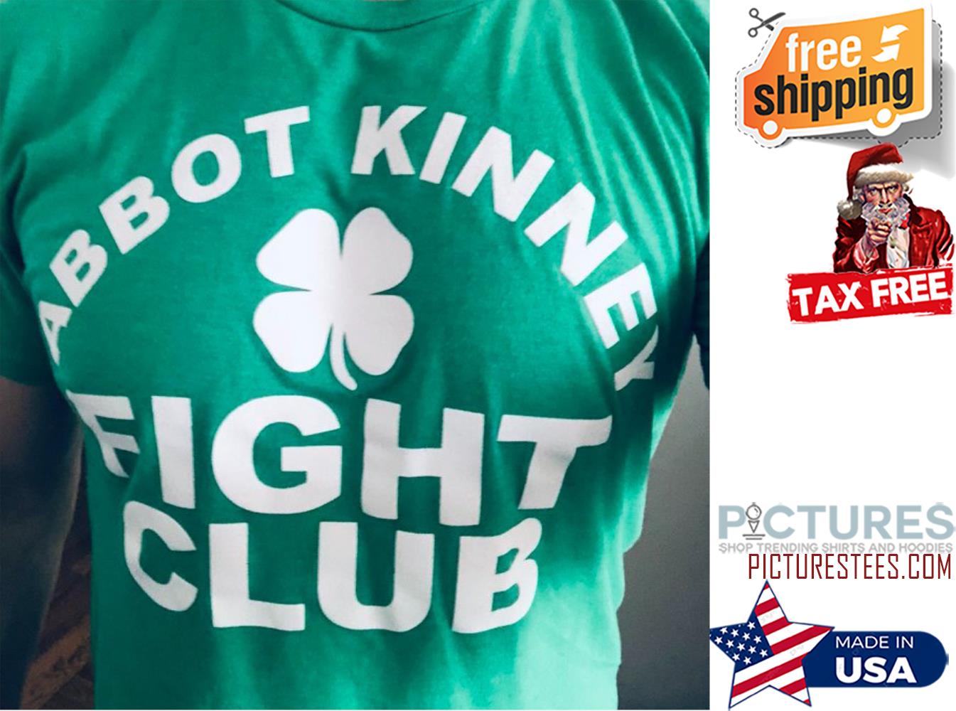 Abbot kinney fight club St Patrick's day shirt