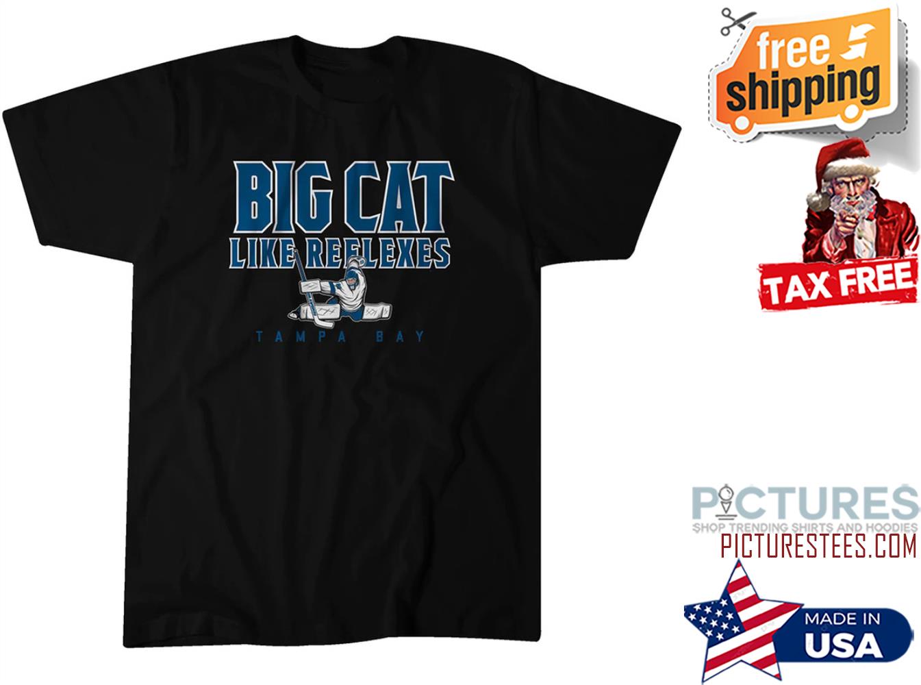 Andrei Vasilevskiy Big cat like reelexes Tampa Bay shirt