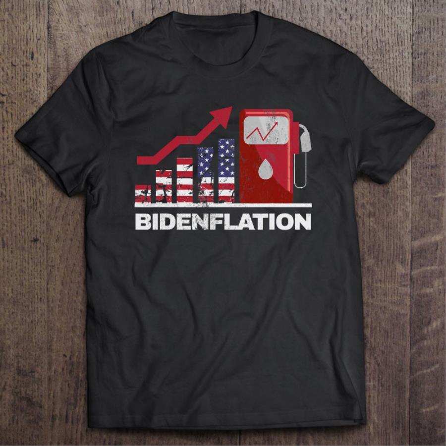 Awesome Bideninflation gas prices up American flag shirt