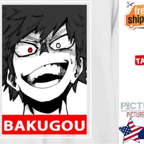 Bakugou Mad Boku No Hero Academia BNHA MHA Anime Japanese shirt