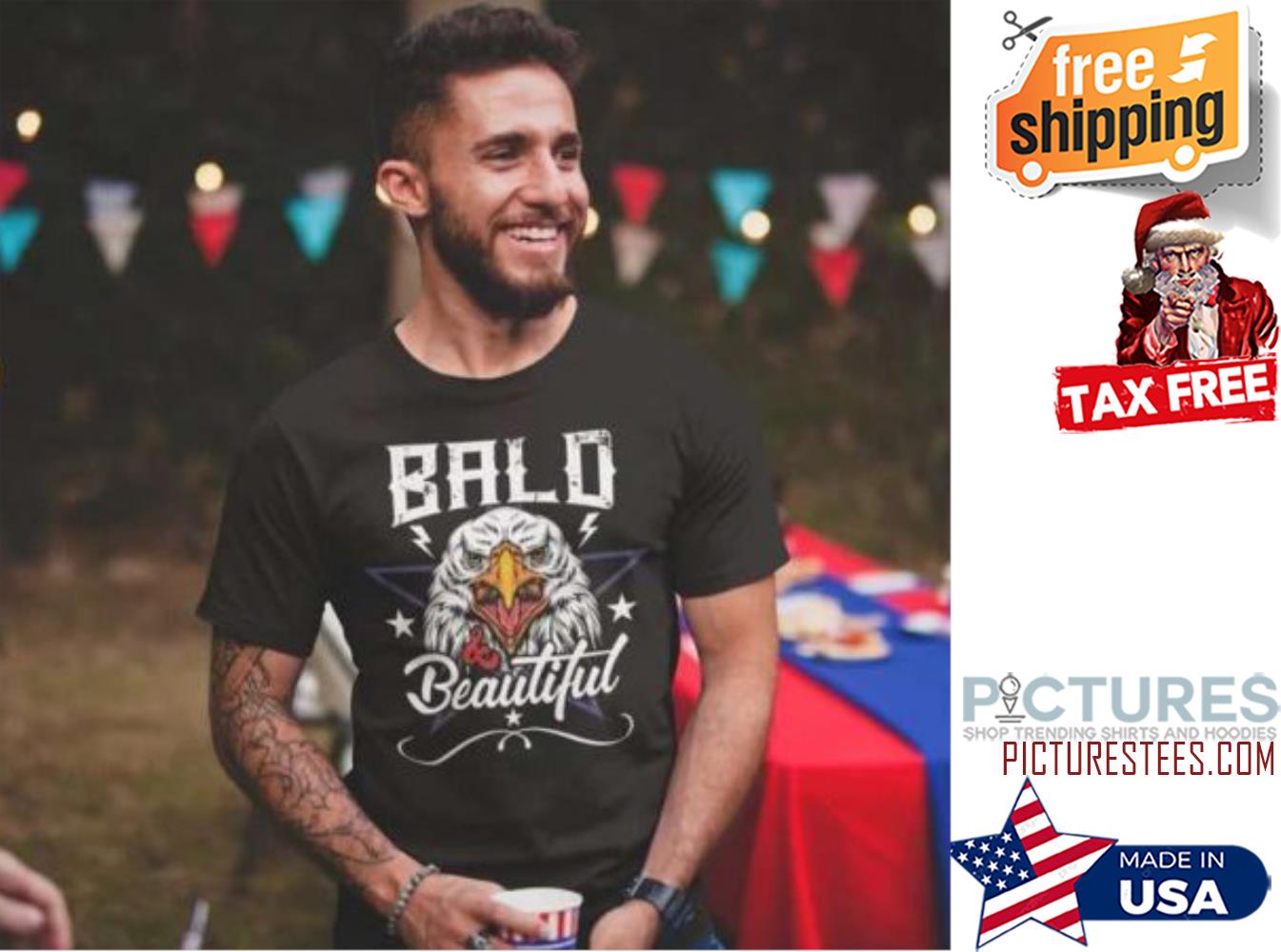 Bald and Beautiful Patriotic shirt