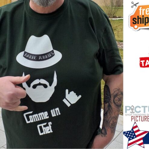 Barbe junkies comme un chef shirt