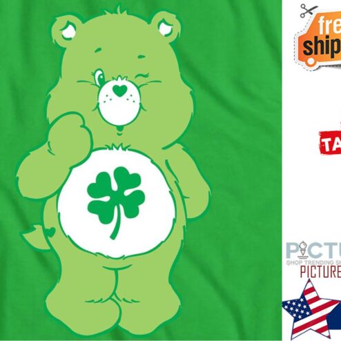 Bear green shamrock St Patrick's day shirt