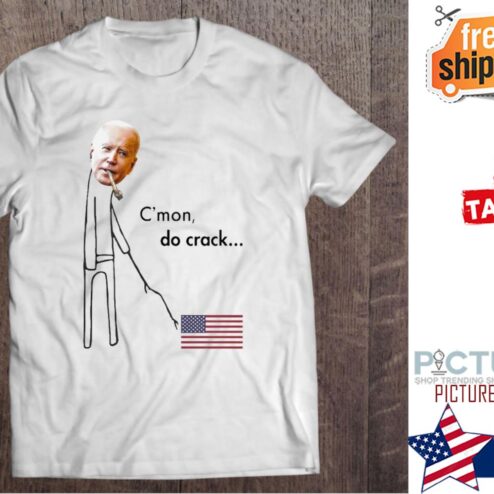 Biden C’Mon Do Crack American Flag shirt