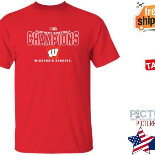 Big Ten 2022 Men’s Basketball Champions Wisconsin Baggage Shirt