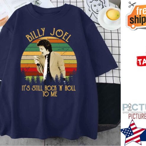 Billy Tees Joel It’s Still Rock And Roll To Me Sunset shirt