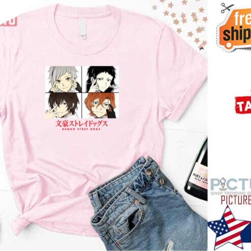 Bungo Stray Dogs Anime Characters shirt