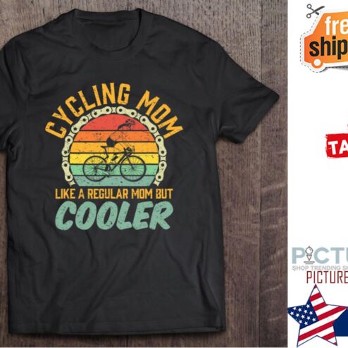 Cycling Mom like a regular mom but cooler vintage shirt