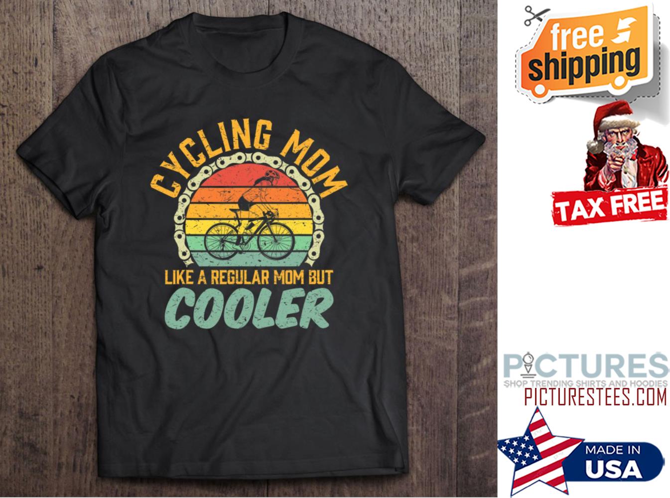 Cycling Mom like a regular mom but cooler vintage shirt