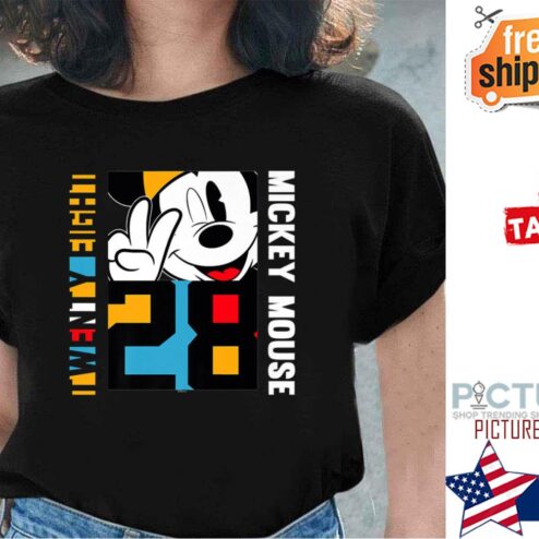 Disney Mickey Mouse 28 Years shirt