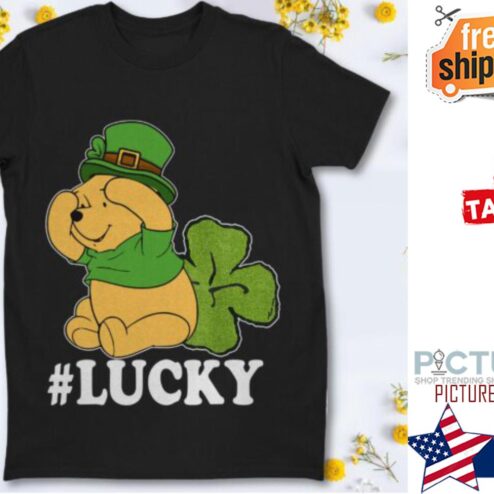 Disney Pooh Winnie The Lucky Shamrock St. Patrick’s Day T Shirt