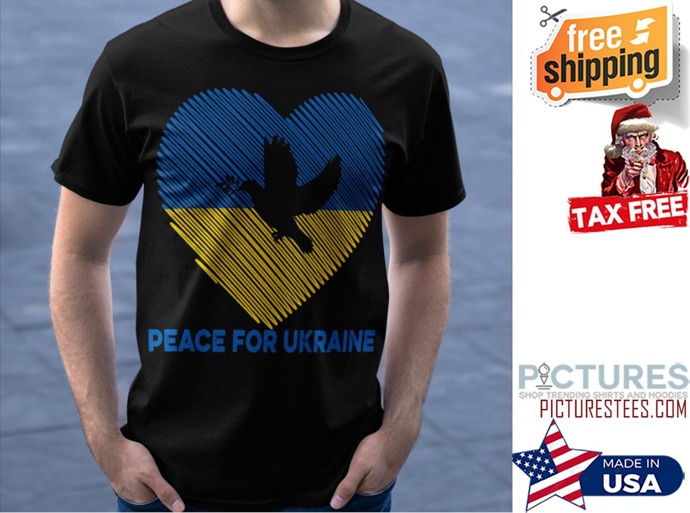 Dove love Peace for Ukraine Stop the War shirt