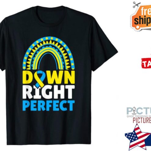 Down Syndrome Awareness Down Right Perfect shirt