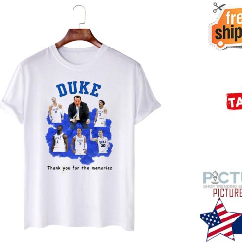 Duke thank you for the memories Coach K shirt
