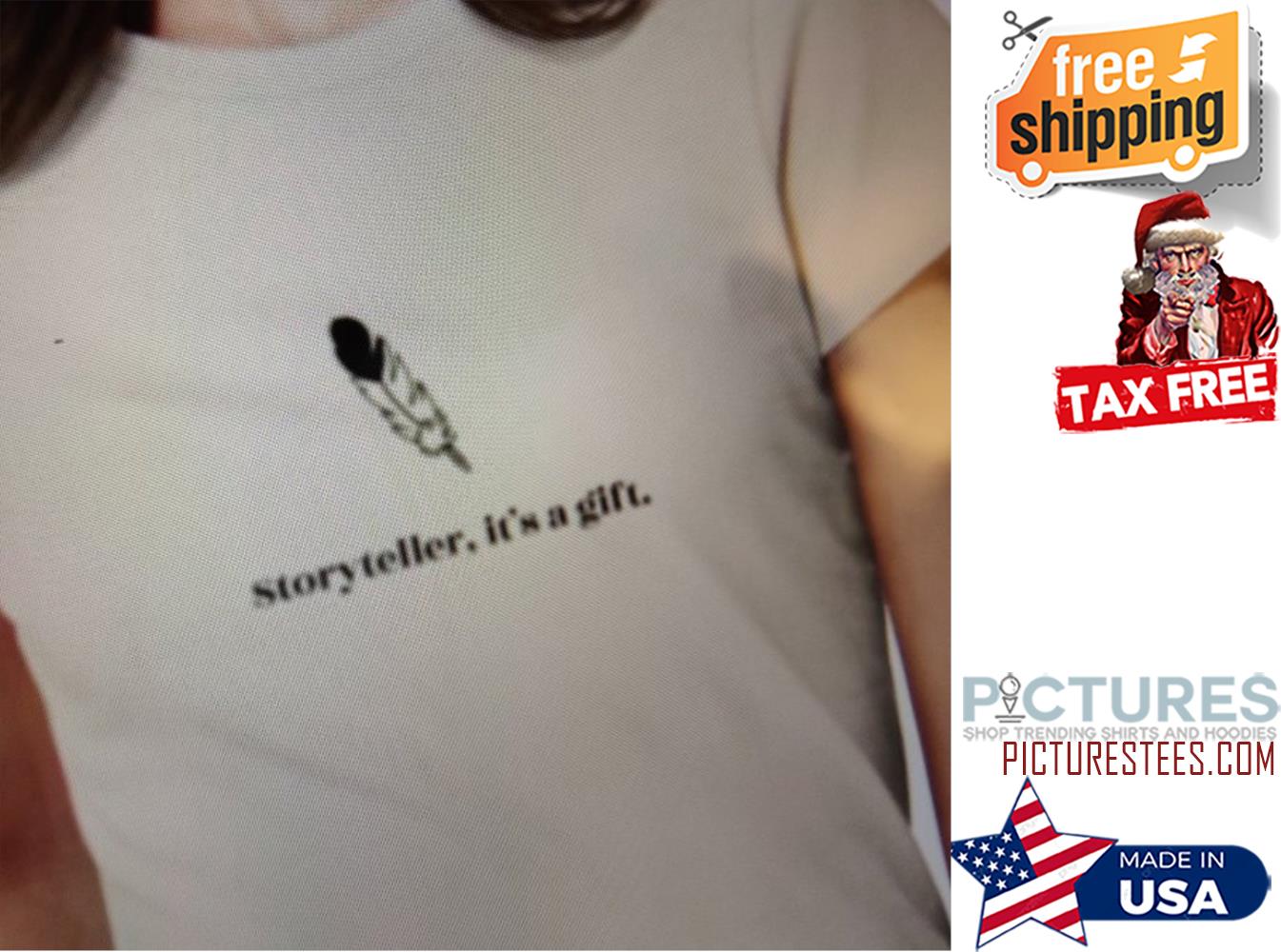 Feather storyteller it's a gift shirt