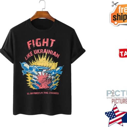 Fight Like Ukrainian Airplane Shirt