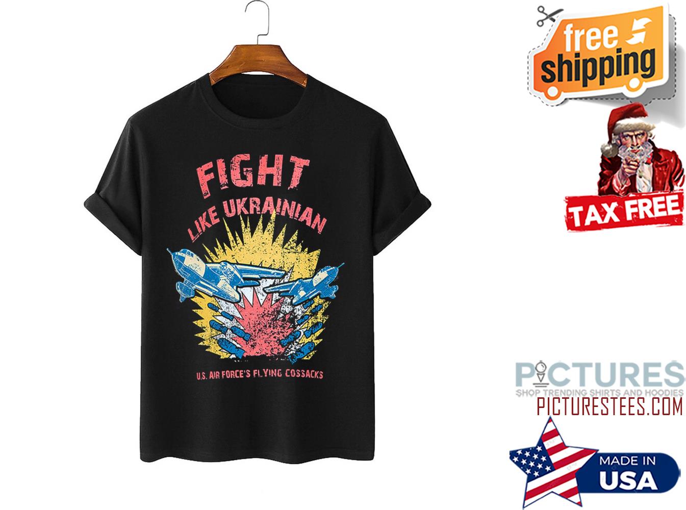 Fight Like Ukrainian Airplane Shirt