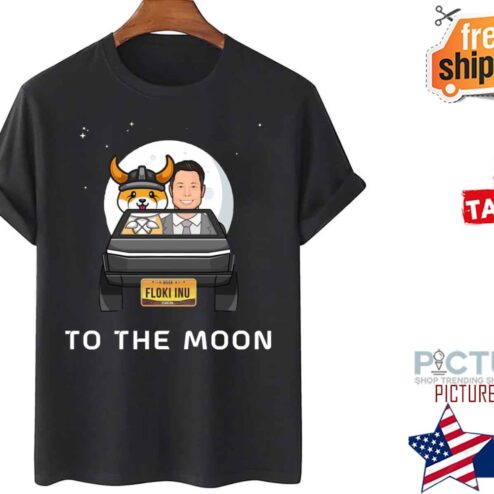 Floki Inu With Elon To The Moon shirt