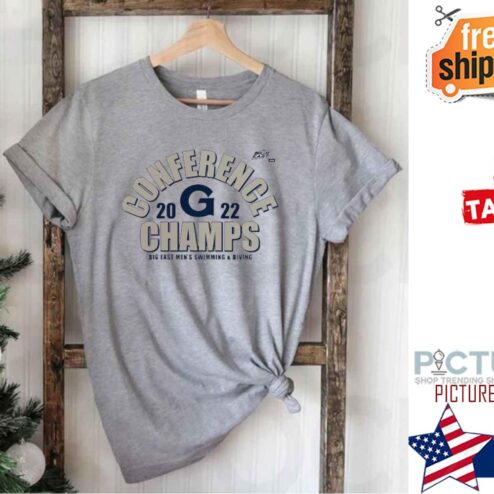 Georgetown Hoyas 2022 Big East Swimming & Diving Conference Tournament Champions shirt
