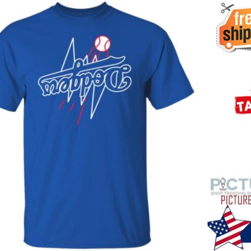 GoldenKnightGFX Dodgers Bolt shirt