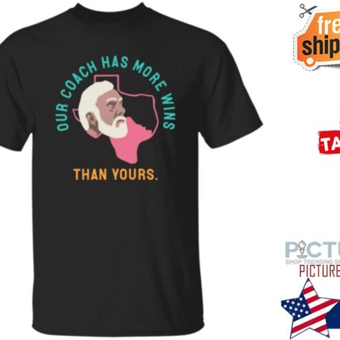 Gregg Popovich Our Coach Has More Wins Than Yours shirt