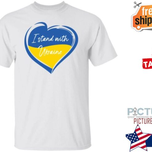 Heart I Stand With Ukraine Shirt