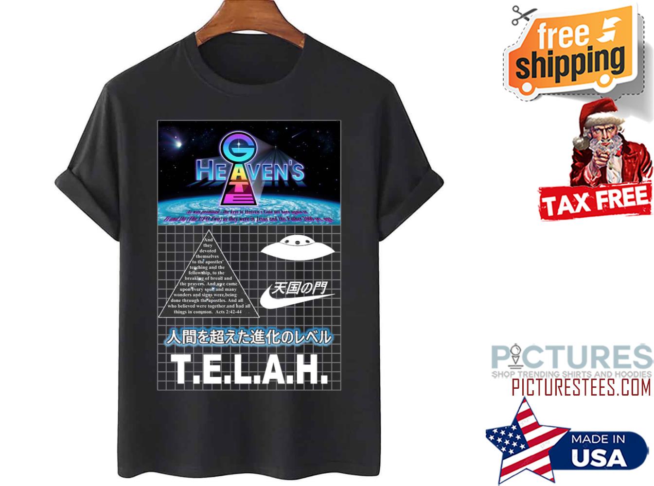 Heaven’s Gate T.E.L.A.H Funny Art shirt